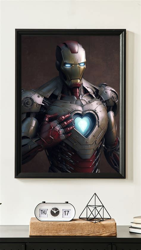 Proof That Tony Stark Has A Heart Etsy