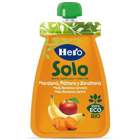 Hero Baby Solo Manzana Platano Y Zanahoria 100