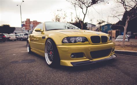 Wallpaper E46 Gold Sports Car Bmw M3 Coupe Convertible Performance Car Sedan Wheel