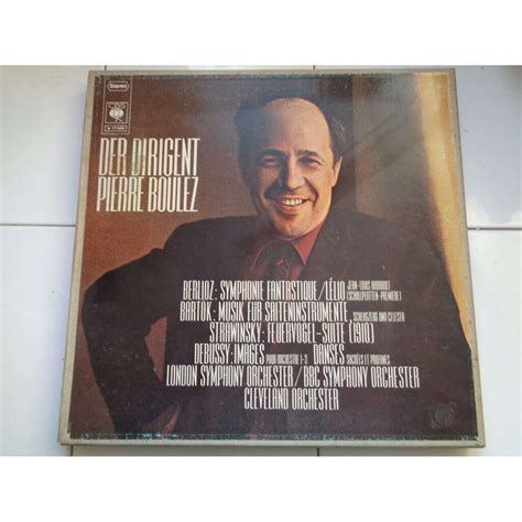 Der dirigent 4 lp set box stéréo Pierre Boulez Dir London