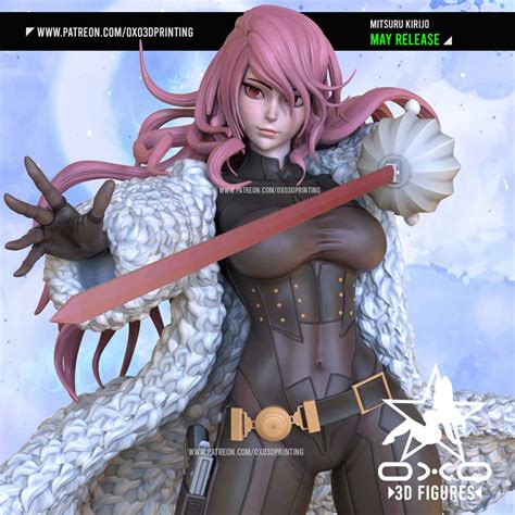 Mitsuru Kirijo Sfw Nsfw Stl Files D Digital Printing Stl File For D