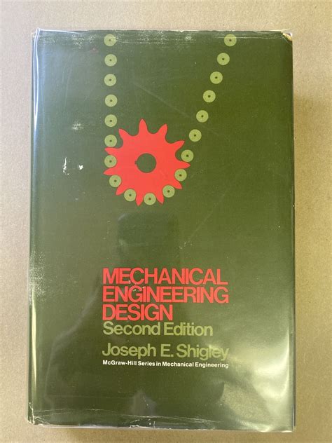 Mechanical Engineering Design By Joseph Shigley Ebay