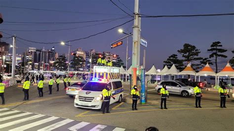 부산경찰 국내 최초“혼잡안전관리차량”활용 “제17회 부산불꽃축제”안전관리 총력대응