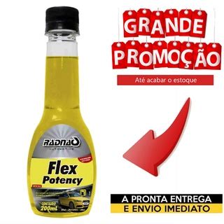 Aditivo De Combustivel Flex Potency Alcool E Gasolina Radnaq 200ml