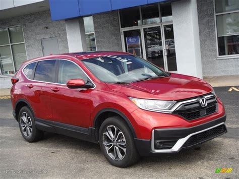 2020 Radiant Red Metallic Honda CR V EX AWD 144084750 Photo 6