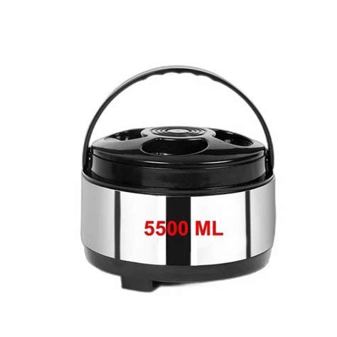 52 Round Sintage Stainless Steel Solid Thermoware Casserole Hot Pot For Home And Restaurant At