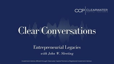 Clearwater Capital Partners — Clear Conversations