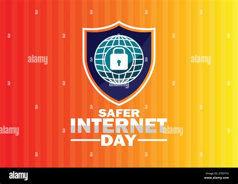 Safer Internet Day Holiday Concept Template For Background Banner