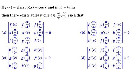 Lagranges Mean Value Theorem Csir Net Gate Du Ma University Msc