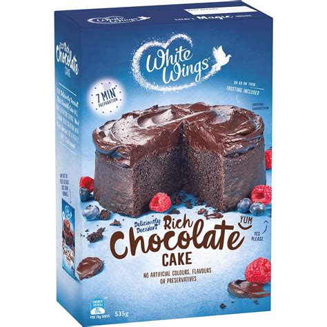 White Wings Cake Mix Rich Chocolate Cake G Woolworths