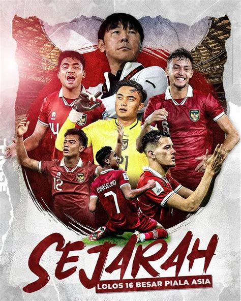 Jadwal Dan Link Nonton Babak 16 Besar Piala Asia 2023 Timnas Indonesia