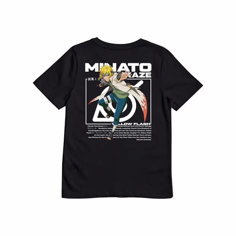 Sakazuki T Shirt Hokage Minato Namikaze Konoha T Shirt Anime Naruto