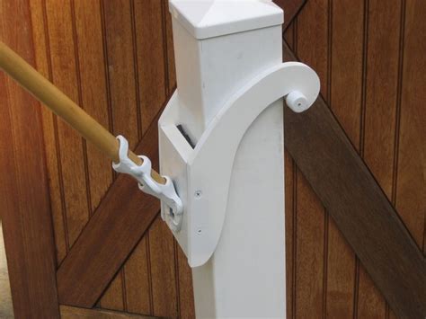 Gallery The Deck Post Caddy How To Attach A Flag To Our Vinyl Porch