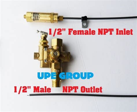 Pilot Unloader Check Valve Combo Gas Compressor And Bullwhip Throttle Control 8hp