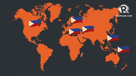 Infographic Where In The World Are The Filipinos