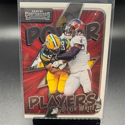 2022 Panini Contenders PWR DWH Devin White Power Players Tampa Bay