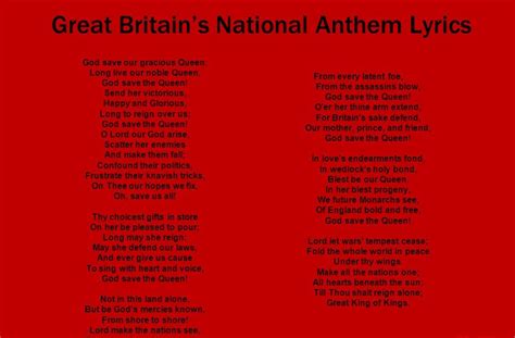 National Anthem England Lyrics : Lebanese National Anthem | Facerisace