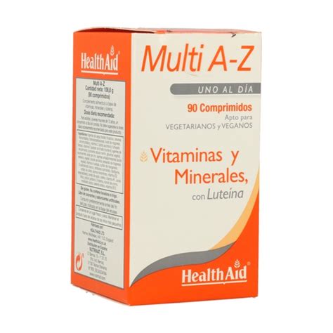 Comprar Multivit Minerals A To Z 90 Comprimidos Health Aid Naturitas