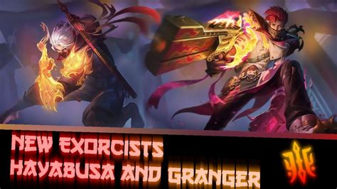 Hayabusa And Granger Exorcist Skin Ingame Effects Mlbb Hayabusa