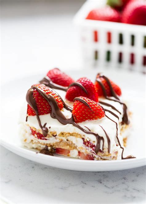 The Johnsons Cook No Bake Strawberry Dessert