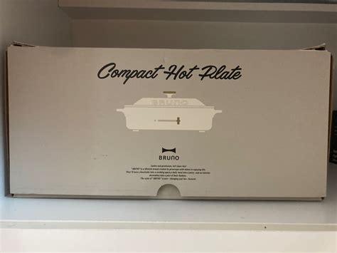 Bruno Compact Hot Plate White 家庭電器 廚房電器 燒烤爐及火鍋鍋具 Carousell