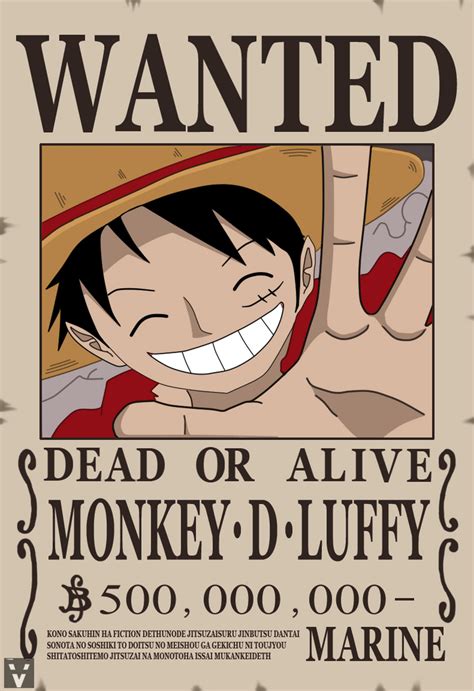 Luffy S New Wanted Poster Imagenes De Luffy One Piece Recompensas