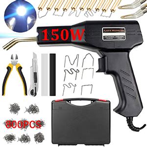 W Upgraded Plastic Welder Kit Pcs Hot Stapler Welding Machine Car Bumper Repair Kit In