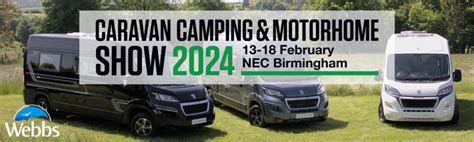 NEC Caravan Camping Motorhome Show 2024 Webbs