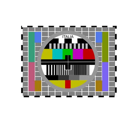 Tv Test Card Free Svg