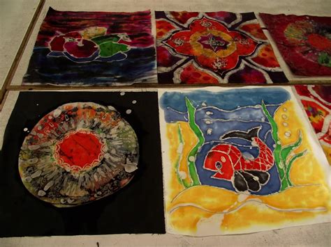 Sandra Scott Textile Artist Brilliant Batik Workshop On Paper And Fabric