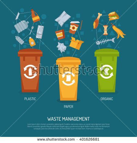 stock-vector-color-poster-waste-management-that-illustrate-garbage ...