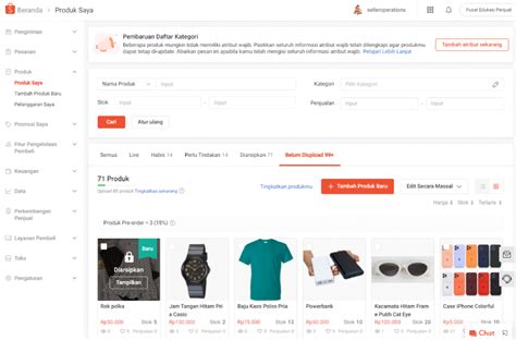 Langkah Cara Melihat Produk Saya Di Shopee Bagi Penjual Ginee