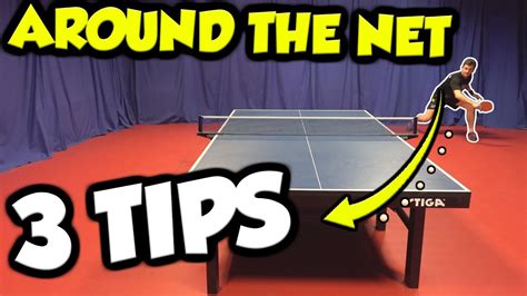 3 étapes pour maîtriser le tour du filet Tennis de table Ping Pong