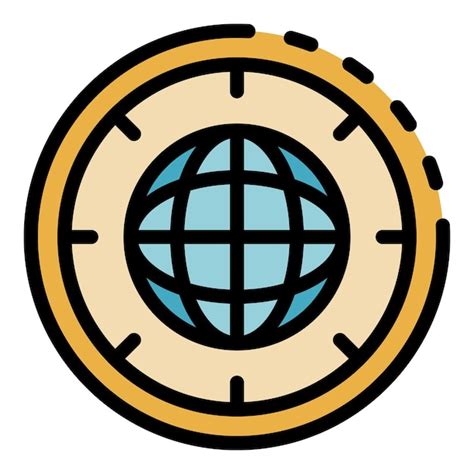 Premium Vector Global Startup Icon Outline Global Startup Vector Icon