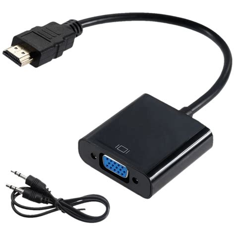 Adaptador HDMI A VGA Con Audio Navitech