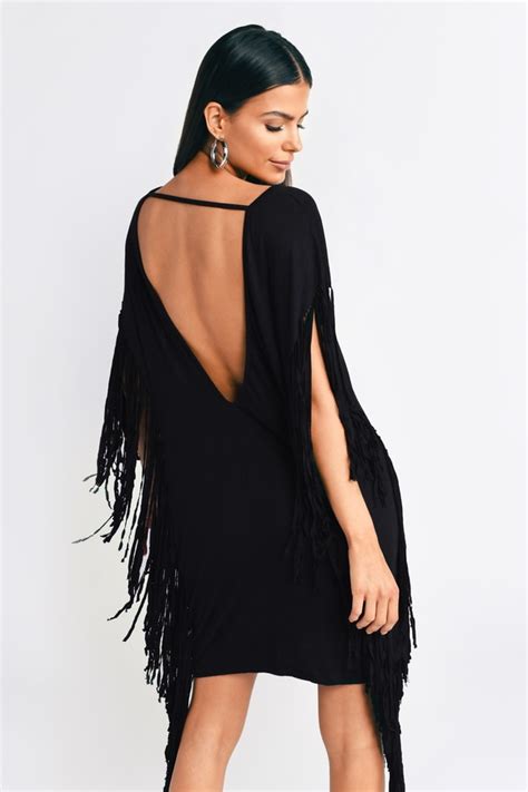 Trendy Black Shift Dress Backless Dress Shift Dress 17 Tobi Us