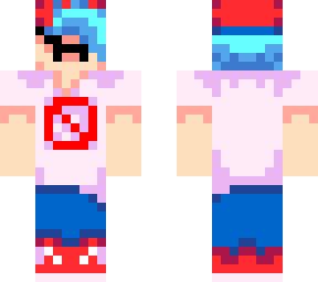 Boyfriend fnf | Minecraft Skin