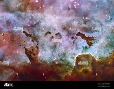 Somewhere In Deep Space Carina Nebula Star Birth Science Fiction