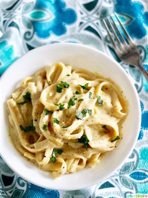 Vegan Dairy Free Fettuccine Alfredo Easy Dinner Recipe