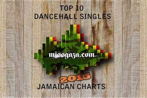 Top 10 Dancehall Singles Jamaican Charts Sept 2015 Miss Gaza