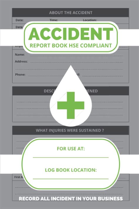 Buy Accident Report Book HSE Compliant HSE Compliant Accident