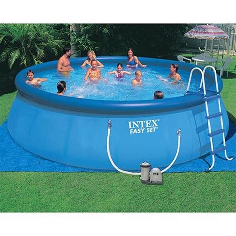 Piscina Inflável Redondo Intex 14 141 Litros Completa Intex R 1 599