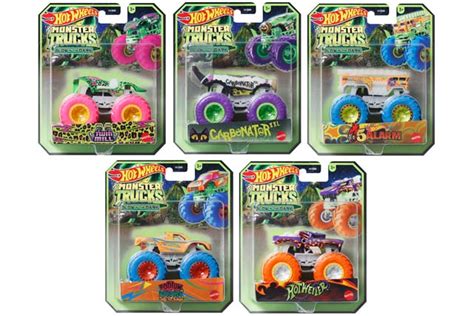 ドンキ限定光るモンスタートラックMonster Trucks Glow in the Dark のラインナップまとめ Hot Wheels 情報まとめ ホットウィール
