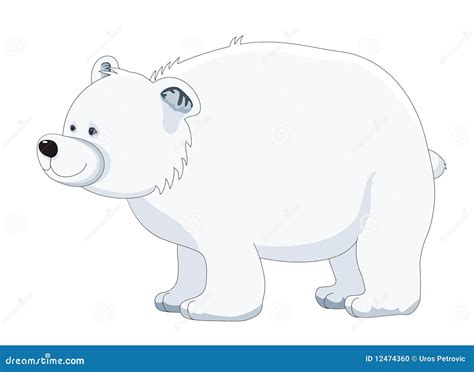 Polar Bear Cartoon Vector Illustration Stock Illustration