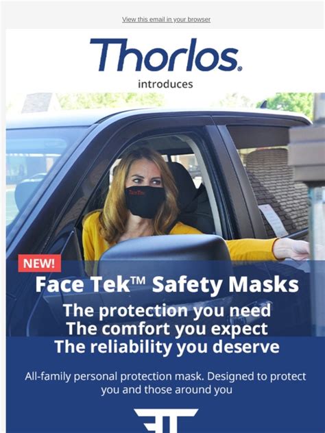 Thorlos Socks Thorlos Introduces Its Personal Safety Masks Milled