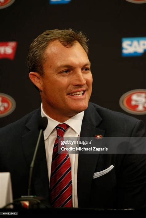 General Manager John Lynch of the San Francisco 49ers addresses the ...