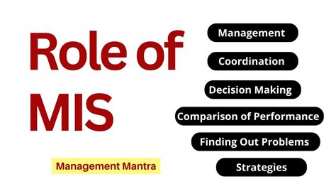 Role Of Management Information System MIS And Management Efficiency