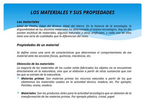 PPTX Diapositivas Los Materiales Y Sus Propiedades DOKUMEN TIPS