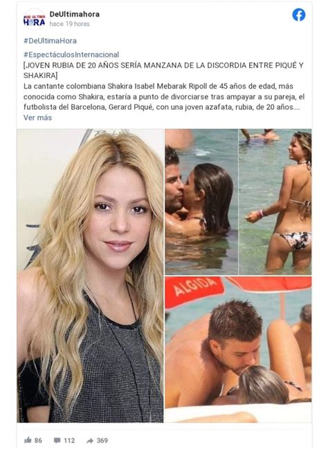 Ella es la dama con la que Piqué habría engañado a Shakira