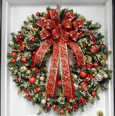 Stunning Door Decoration Christmas Wreath Ideas Style Female